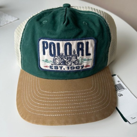 Polo Ralph Lauren Other - Polo Ralph Lauren - Logo-Patch Canvas Trucker Cap